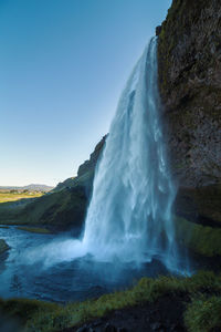 Seljalandsfoss waterfall landmark landscape photo