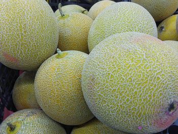 Full frame shot of oranges in market