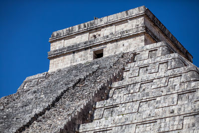 Low angle view of historical building against clear sky