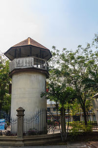 Low angle view of historical building against sky