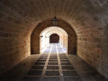 View of tunnel