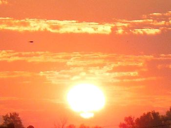 Scenic view of sky during sunset