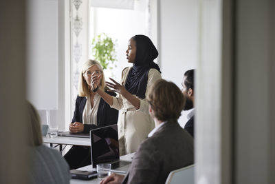 Business people at meeting