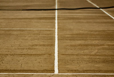 Full frame shot of tennis field