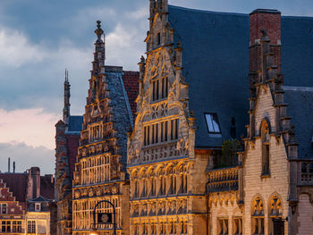 Night time in gent belgium