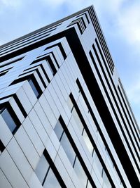 Low angle view of modern building against sky