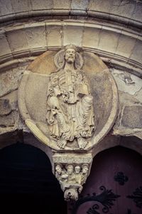 Low angle view of statue