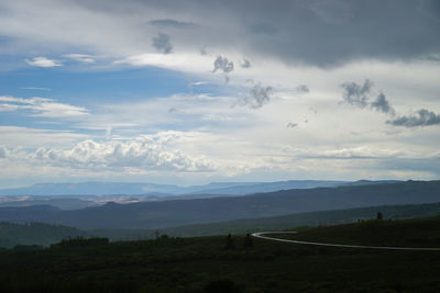 Scenic view of landscape against sky