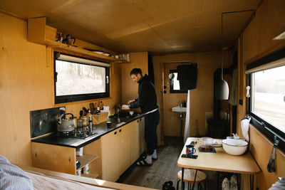 Interior of bathroom
