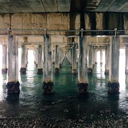 Built structure in water