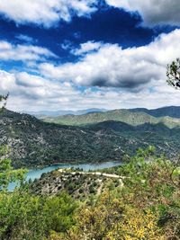 Scenic view of landscape against sky