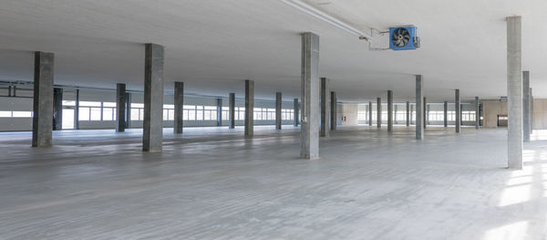 Empty corridor of building