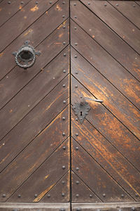 Close-up of wooden plank