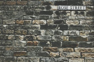 Full frame shot of brick wall