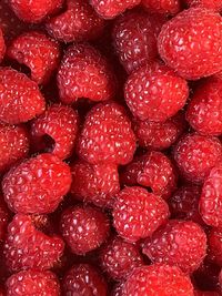 Full frame shot of strawberries