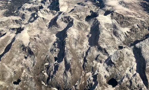 Full frame shot of rocks on mountain