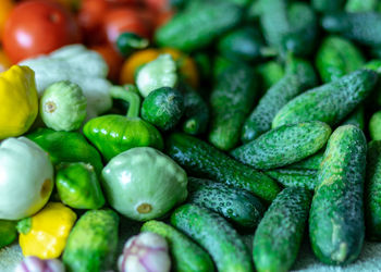 Full frame shot of fruits at market