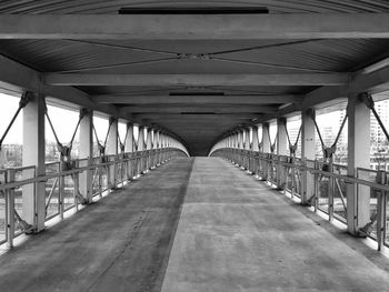 Interior of bridge