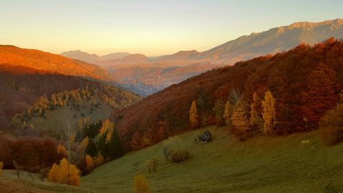 Scenic view of mountains