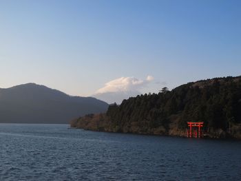 Torii and fuji mountain 