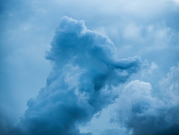 Low angle view of clouds in sky