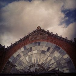 Low angle view of cloudy sky