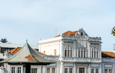 Low angle view of buildings against sky