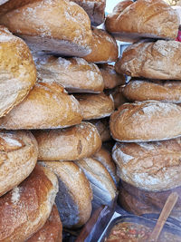 Full frame shot of bread