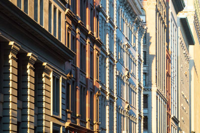 Low angle view of apartment building