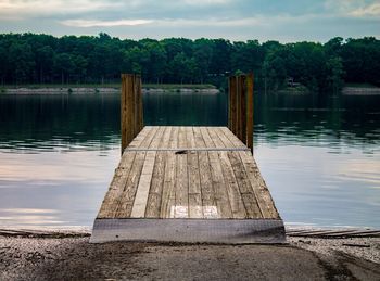 Pier at lake