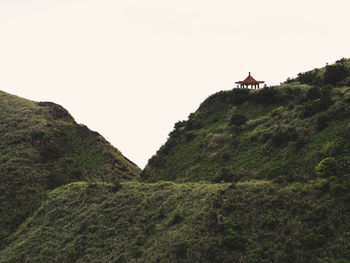 Beautiful landscape of teapot mountain trail in new taipei city, taiwan