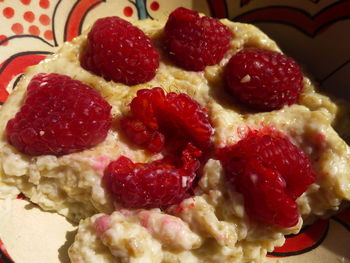 Close-up of served food