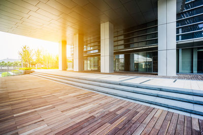 Interior of modern building