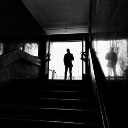 Low angle view of staircase