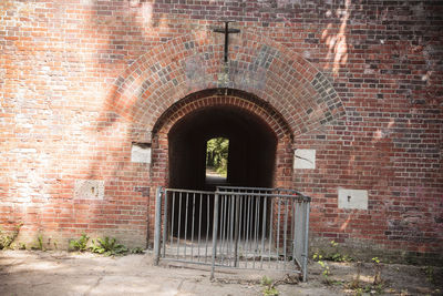 Entrance of old building