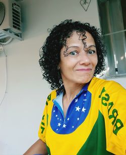 Portrait of smiling woman