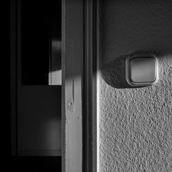 Close-up of doorbell