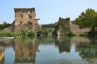 Borghetto sul mincio - a little medieval city near verona - italy