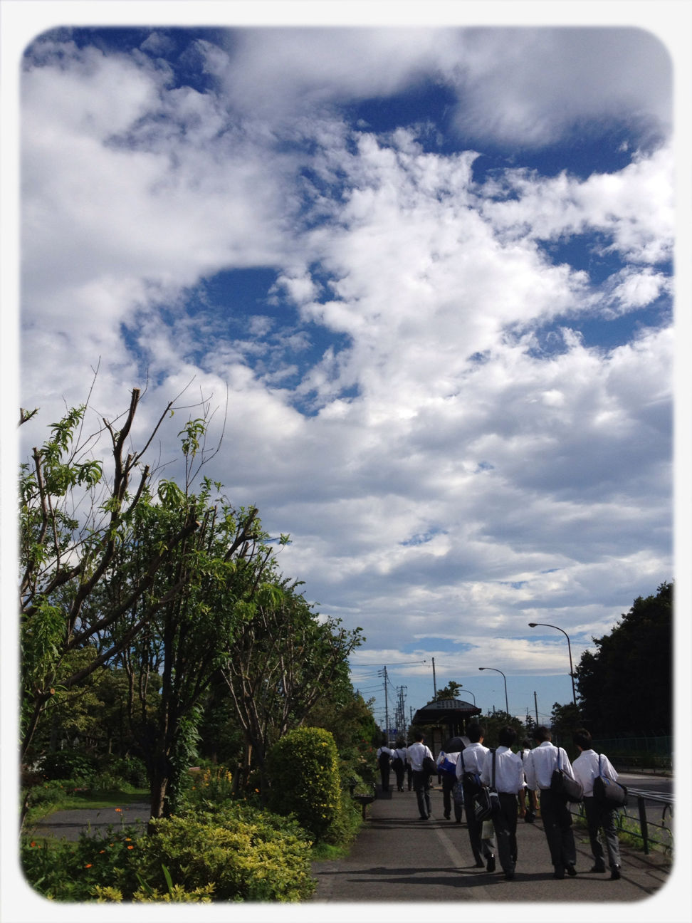 萩の原住宅 バス停