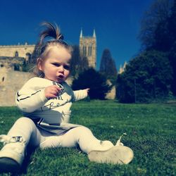 Close-up of man in park