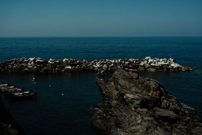 Glimpse of the italian sea