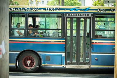 Group of people in bus