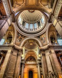 Low angle view of ceiling