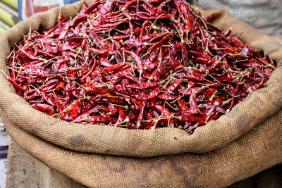 Close-up of chili