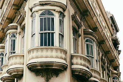 Low angle view of historic building