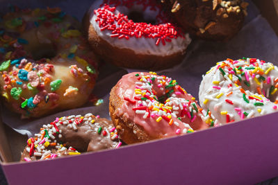 Close-up of christmas cookies