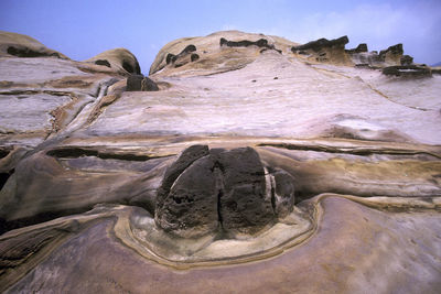 Close-up of rock formation