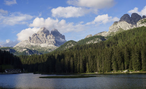 Scenic lake view