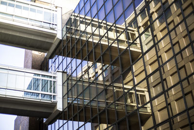 Low angle view of modern building