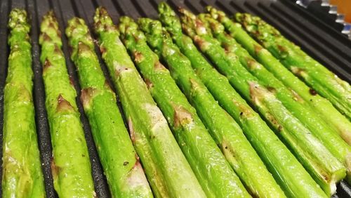 High angle view of vegetables